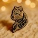 Handmade Jewelry Unisex Panther Beaded Brooch Pin